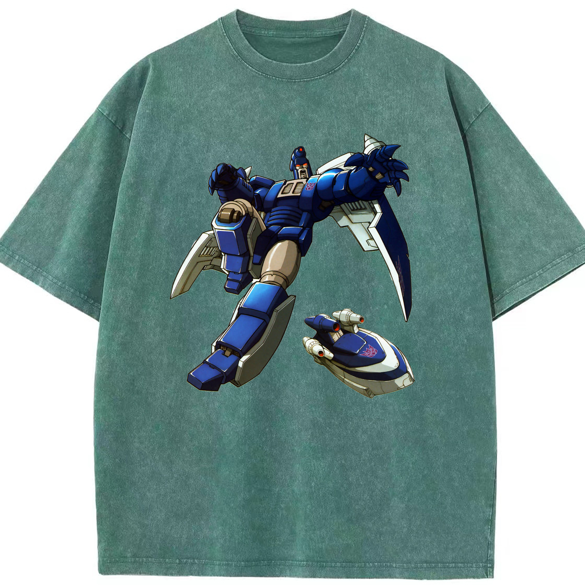 （画像用）  綿100% ヴィンテージ風 半袖Tシャツ（フロントプリント）